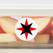 Quaker Star Etiketten (Befestigt)