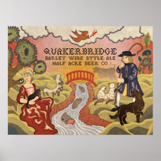 Quakerbridge Barley Wine Style Ale Poster