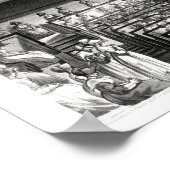 Quakers Meeting von Ackermann Poster (Ecke)