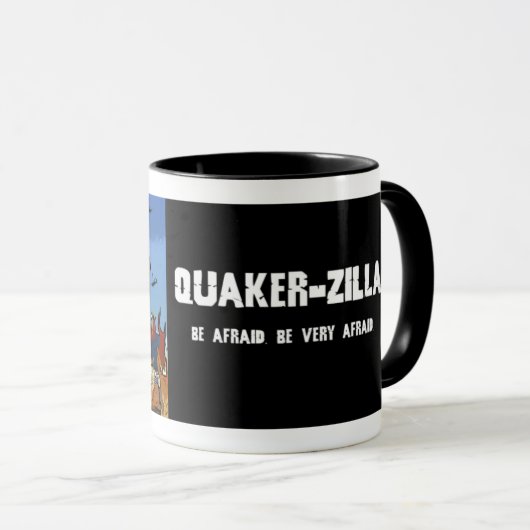 QuakerZilla Tasse (VorderseiteRechts)