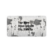 Quaking Aspen Bark Adressaufkleber (Vorne)