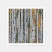 Quaking Aspen im Herbst Serviette (Vorderseite)