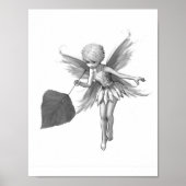 Quaking Aspen Tree Fairy mit Leaf Poster (Vorne)