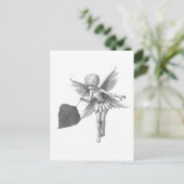 Quaking Aspen Tree Fairy mit Leaf Postkarte (Stehend Vorderseite)