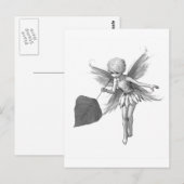 Quaking Aspen Tree Fairy mit Leaf Postkarte (Vorne/Hinten)