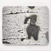 Quaking Aspen White Tree Barkfotografie Mousepad (Vorne)