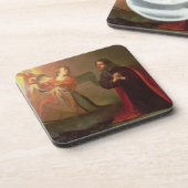 Qual im Garten Untersetzer (Linke Seite)