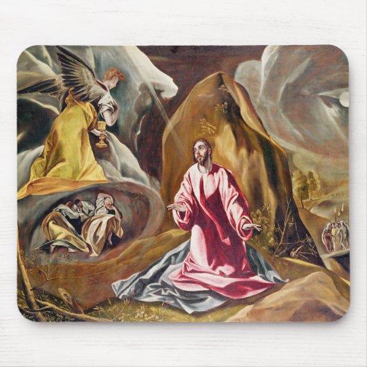 Qual im Garten von Gethsemane, c.1590 Mousepad (Vorne)
