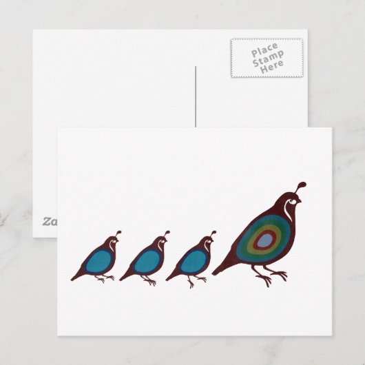 Qual Postkarte (Vorne/Hinten)