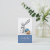 Qual- und Tintenkarte Visitenkarte (Stehend Vorderseite)