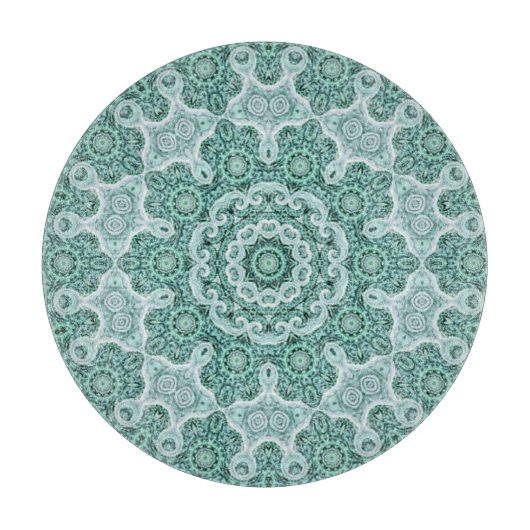 Quälen in aquamarinem schneidebrett (Vorderseite)