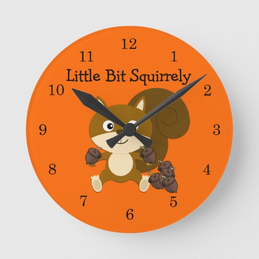 quälend runde wanduhr (Vorderseite)