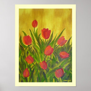 Quälende Tulpen! Poster