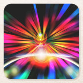 Qualia Rechteckiger Pappuntersetzer (Vorderseite)