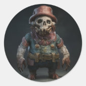 Qualifikation 2025 runder aufkleber (Vorderseite)