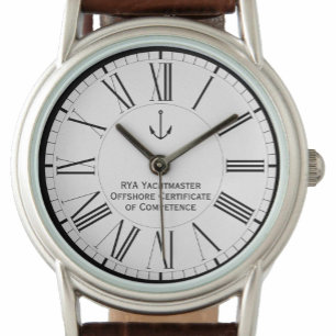 Qualifikation für Segelsport oder Bootfahren Armbanduhr