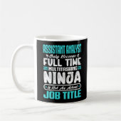 Qualifikationen des Assistenten für Multitasker-Au Kaffeetasse (Links)
