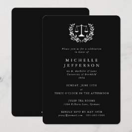 Qualifikationen für Schwarzes und Weiß Laurel Wrea Einladung