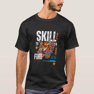 Qualifikationspferd Tiger Grafischer T - Shirt   B