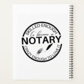 qualifiziert genug, um Notar zu werden Planer (Rückseite)