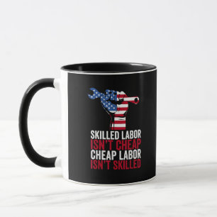 Qualifizierte Arbeit ist kein billiger Arbeitstag Tasse