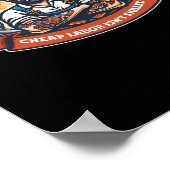 Qualifizierte Arbeit ist nicht billig, billige Arb Poster (Ecke)