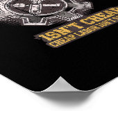 Qualifizierte Arbeit ist nicht billig - Klassik de Poster (Ecke)