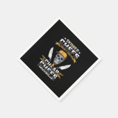 Qualifizierte Arbeit ist nicht billig - qualifizie Serviette (Ecke)