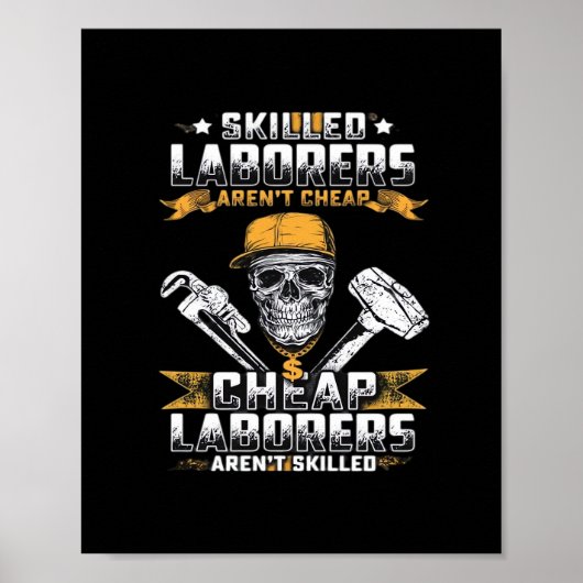 Qualifizierte Arbeitskräfte sind nicht wesentlich Poster (Vorne)