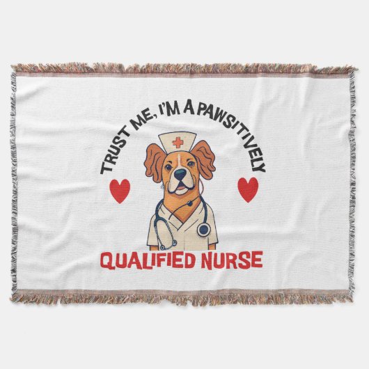 Qualifizierte Krankenschwester pawsitiv Decke (Vorderseite)