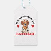 Qualifizierte Krankenschwester pawsitiv Geschenkanhänger (Rückseite)