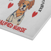 Qualifizierte Krankenschwester pawsitiv Schneidebrett (Ecke)