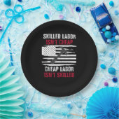 Qualifizierte Labour-Partei ist keine billige amer Pappteller (Party)