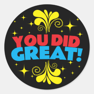 Qualifizierte MitarbeiterStudentenerkennungsklasse Runder Aufkleber