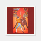 Qualiful Matadors Cape vs. Raging Bull Serviette (Vorderseite)