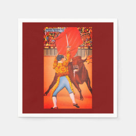 Qualiful Matadors Cape vs. Raging Bull Serviette