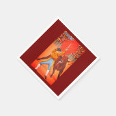 Qualiful Matadors Cape vs. Raging Bull Serviette (Ecke)