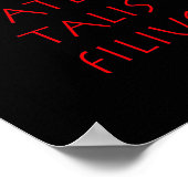 Qualis pater talis filius poster (Ecke)