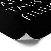Qualis pater talis filius poster (Ecke)