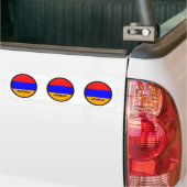 Qualität Armeniens Roundel Flagge Autoaufkleber (Auf Lkw)