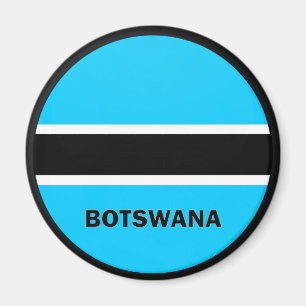 Qualität Botswanas Roundel Flagge Magnet