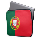 Qualität der portugiesischen Flagge Laptopschutzhülle (Vorderseite Links)