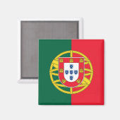 Qualität der portugiesischen Flagge Magnet (Vorderseite/Rückseite)