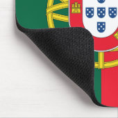 Qualität der portugiesischen Flagge Mousepad (Ecke)