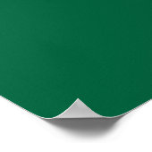 Qualität der portugiesischen Flagge Poster (Ecke)