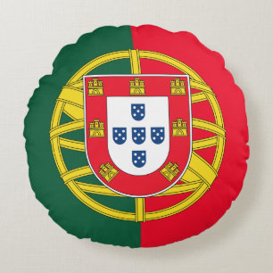 Qualität der portugiesischen Flagge Rundes Kissen