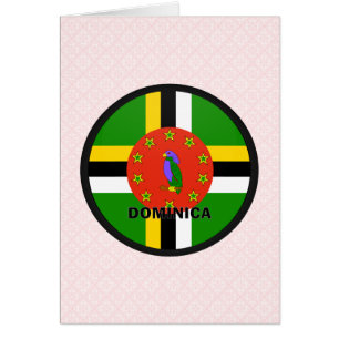 Qualität Dominicas Roundel Flagge