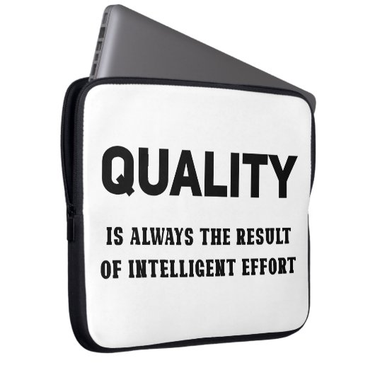 Qualität ist immer das Ergebnis intelligenter Bemü Laptopschutzhülle (Vorne Rechts)