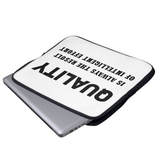 Qualität ist immer das Ergebnis intelligenter Bemü Laptopschutzhülle (Vorne Knopf)