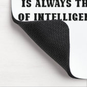Qualität ist immer das Ergebnis intelligenter Bemü Mousepad (Ecke)